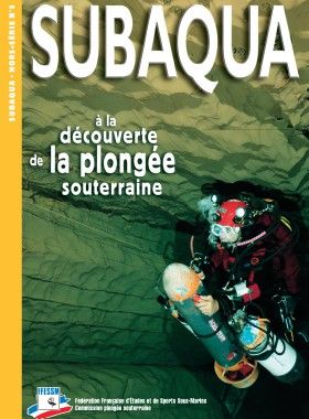 Première couverture "À la découverte de la plongée souterraine"