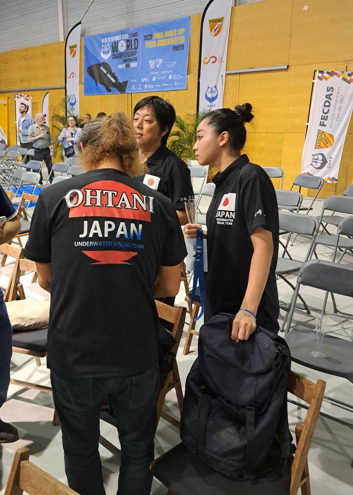 Des membres de l'équipe du Japon