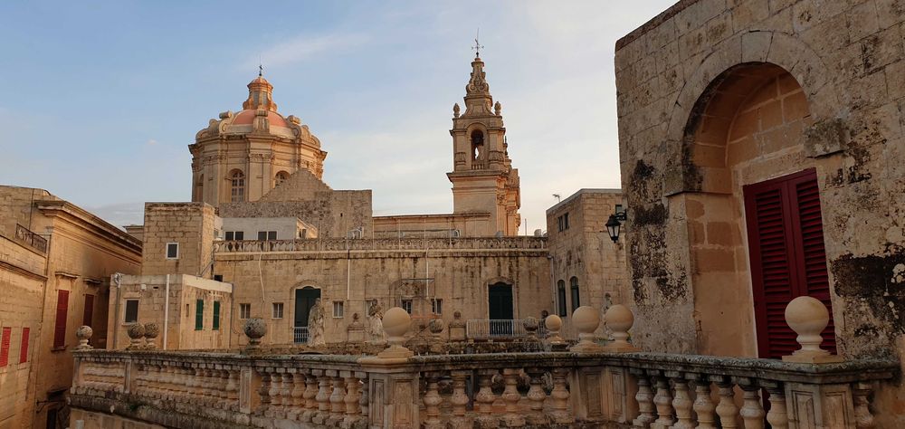 Vue de la cathédrale de Gozo