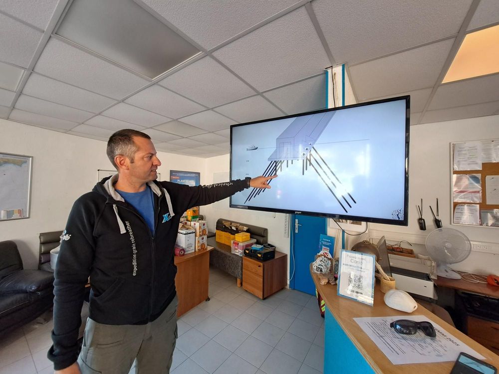 Schéma du quai flottant