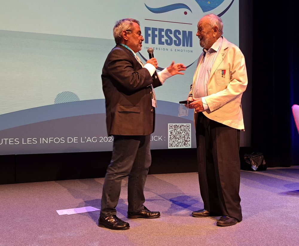 Daniel Mercier ave csa médaille d'OR FFESSM