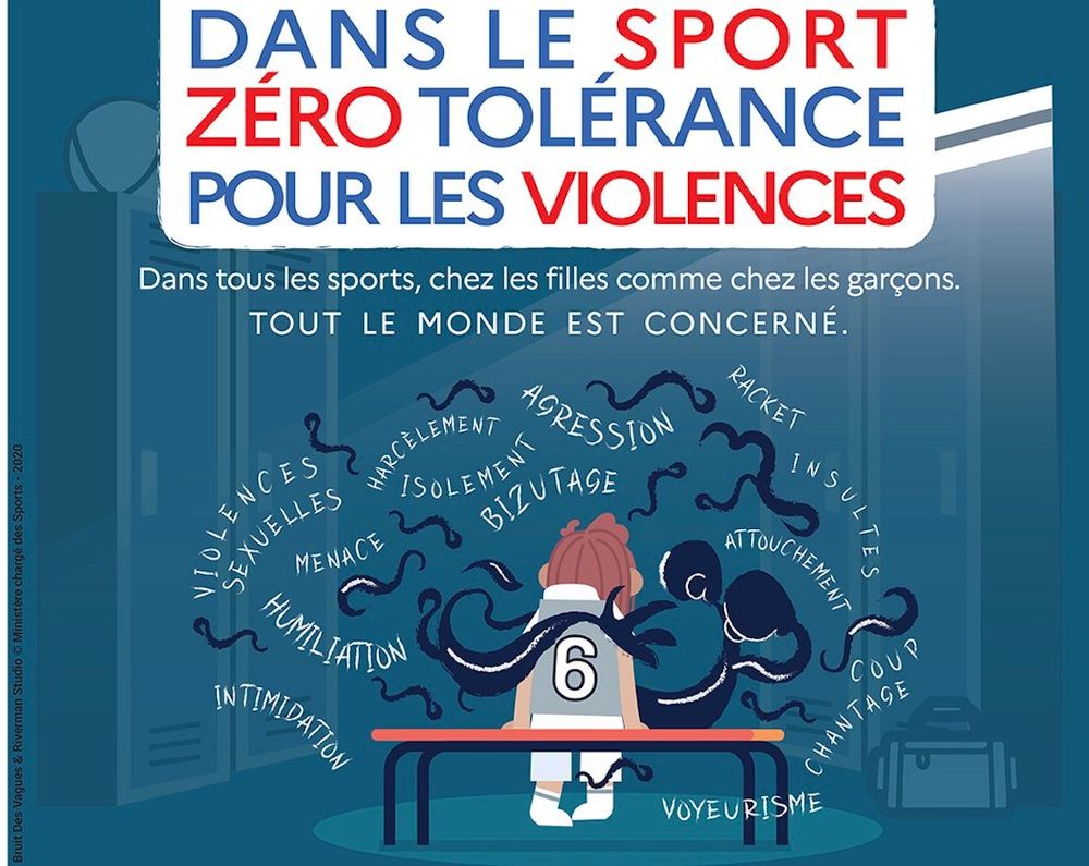 Affiche Zéro tolérance contre les violences