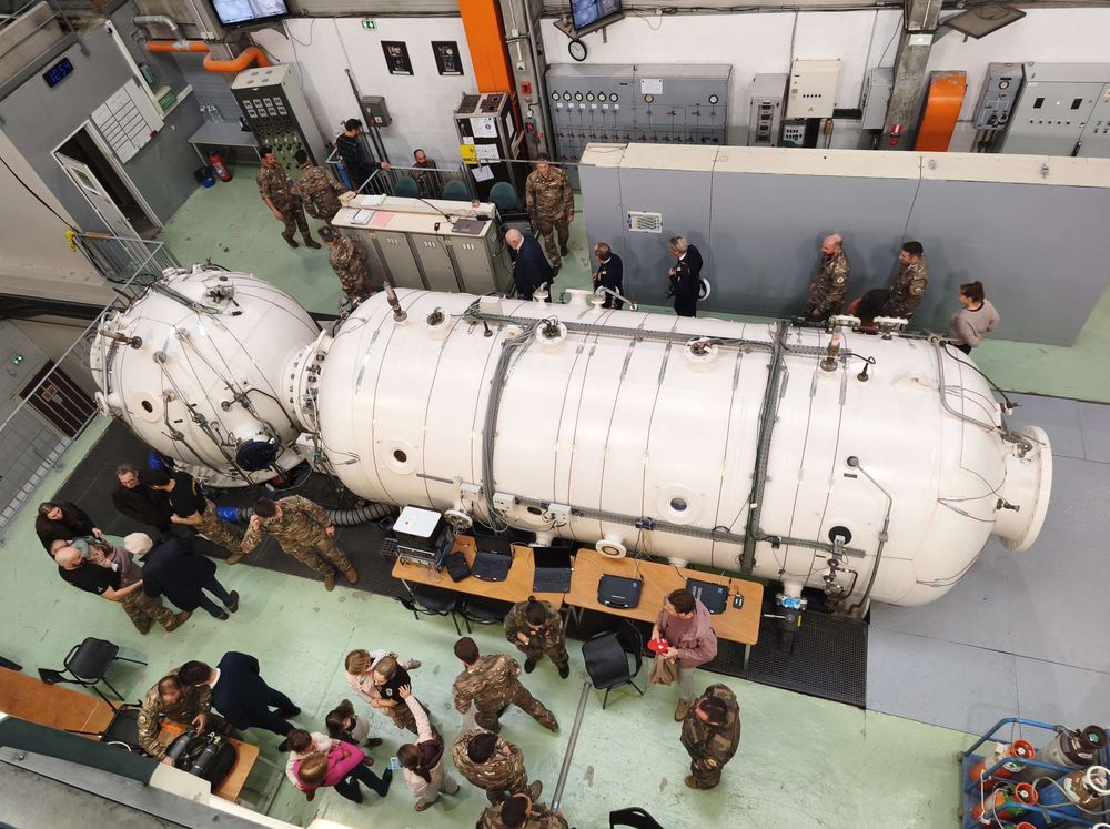 Un caisson hyperbare