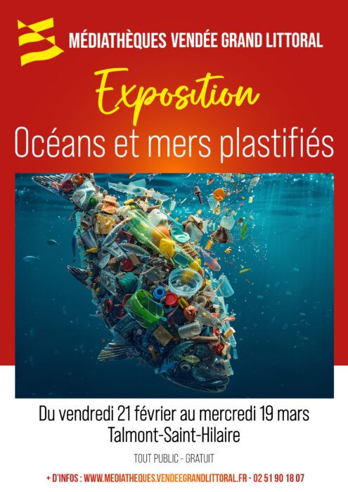 Affiche de l'exposition Océans et mers plasitifiés