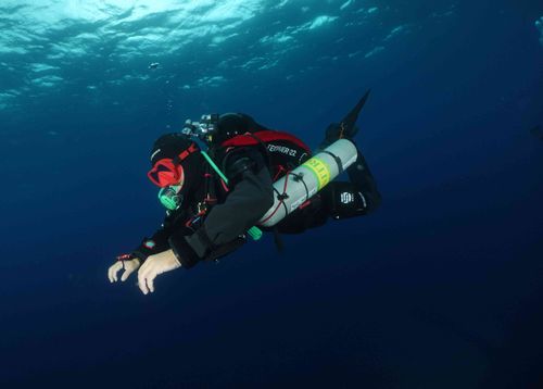 Un plongeur profond