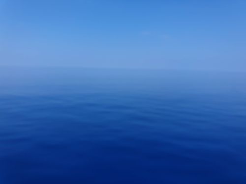 Image de l'océan, bleu et symbole de l'eau